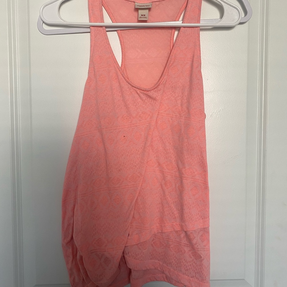 Mossimo pink tank top- flowy medium